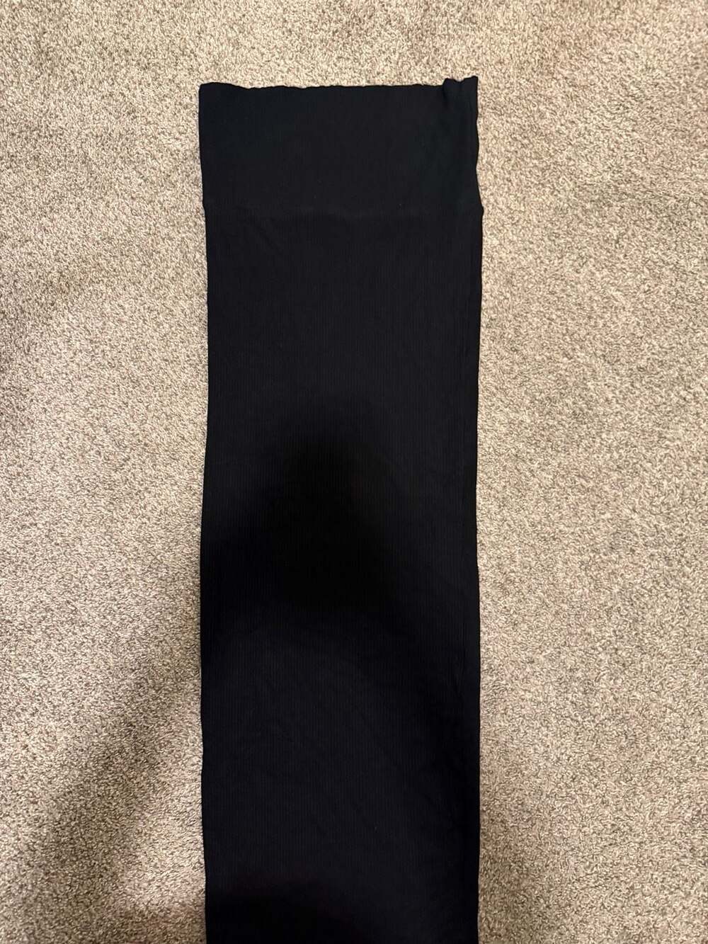 Fashion Nova Black Rib Knit Midi Skirt Snatched
